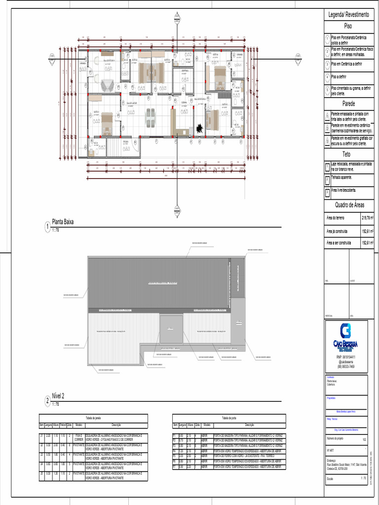 Planta Baixa e Detalhes de Construção | PDF