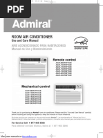 Manual Admiral AAW-18CM1FHUE