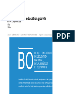 Bulletin Officiel Education Nationale - Programme de Travail Annuel Pour L'année Scolaire 2023-2024