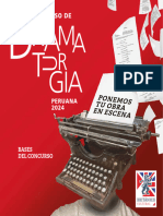 2023 Concurso Dramaturgia Bases