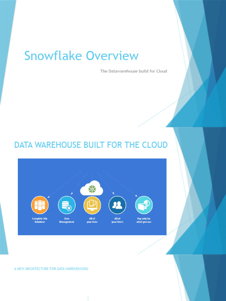 Snowflake Cloud Data Warehouse Overview | PDF