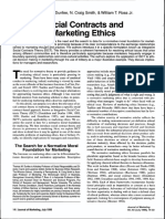 Dunfee, T. W., Smith, N. C., and Ross, W. T (1999) - Social Contracts and Marketing Ethics.