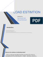 Ch.4 Load Estimation 2023