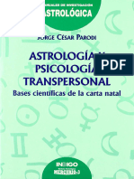 Jorge Cesar Parodi - Astrologia y Psicologia Transpersonal