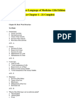 TEST BANK For The Language of Medicine 12th Edition by Chabner Chapter 1 - 21 Complete