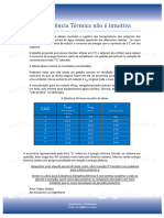 Rendimento Térmico de Um Chiller