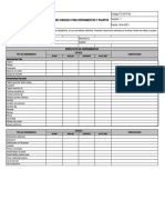 Fo-Sst-06 Lista de Chequeo para Herramientas y Equipos