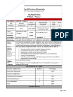 Phys101 Course Outline Fall 2023-2024