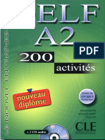Delf A2 - 200 Activit 233 s Le Livre