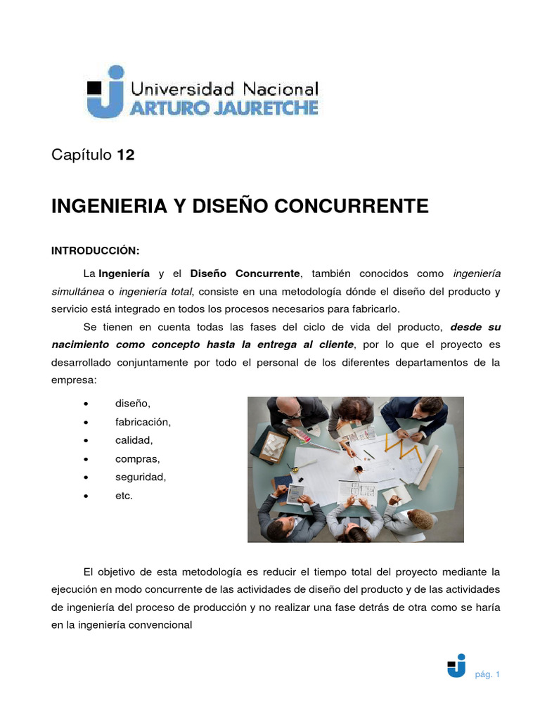 Ingeniería y Diseño Concurrente | PDF | Diseño | Business