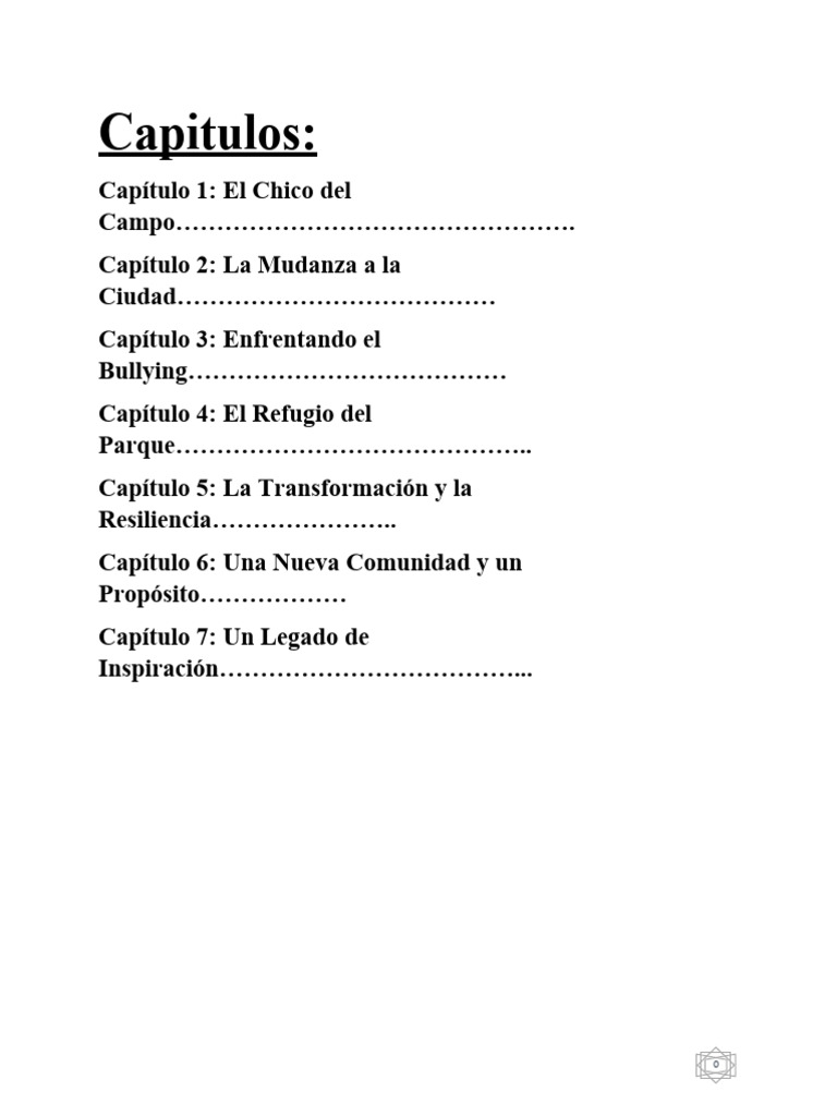 Capitulos PDF Amor Entorno natural