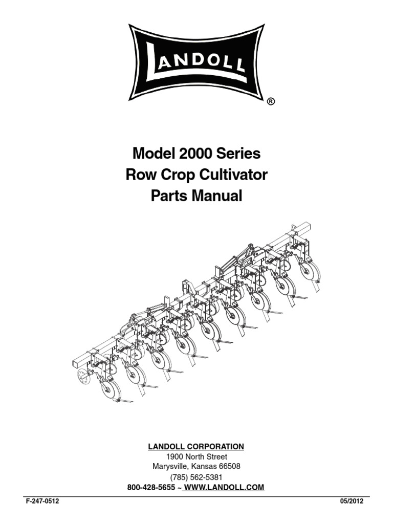 2000 Series Row Crop Cultivator Parts Manual | PDF | Screw | Tools
