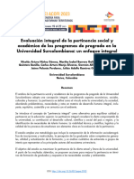 Evaluación Integral de La Pertinencia Social y Académica de Los Programas de Pregrado en La Universidad Surcolombiana: Un Enfoque Integral