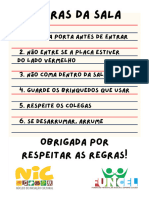 Regras Da Sala