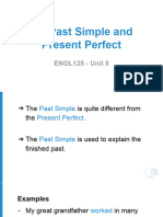 ENGL125 Grammar 8-1 - Past Simple and Present Perfect