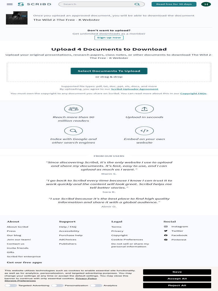 Screenshot 2023-10-19 at 10.33.15 PM | PDF | Scribd | Web 2.0