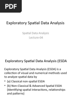 Exploratory Spatial Data Analysis