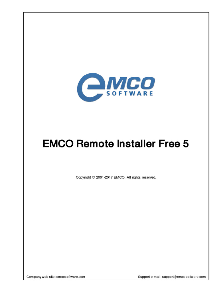 Emco remote installer free manual pdf installation computer