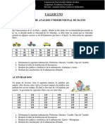 Taller Actividad No.1 Tablas Distribución de Frecuencia - Gráficos - Conceptos