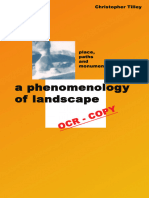 1994, A Phenomenology of Landscape - Places, Paths and Monuments - Tilley