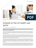 Outlook On The US Health Sector