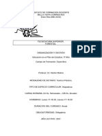 Programa de Organización y Gestión 2023