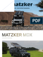 Matzker MDX Fernreisemobil Prospekt