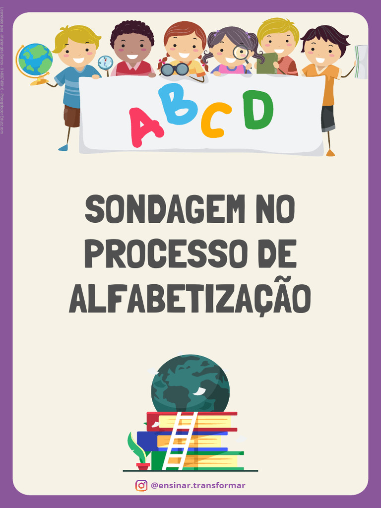 Sondagem no Processo de Alfabetização | PDF | Alfabetização | Sílaba
