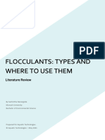 Flocculants Types and Where To Use Them