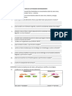 Ficha de Actividades Reforzamiento