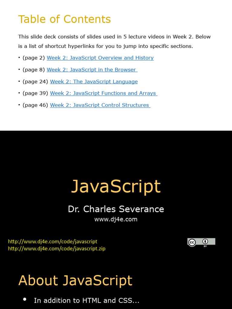 C4 Week1 | PDF | Java Script | Document Object Model