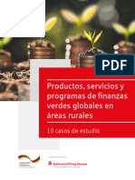 75 Productos de Finanzas Verdes en Areas Rurales