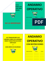 Tarjetas para Andamios