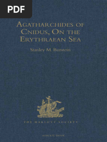 Stanley Mayer Burstein - Agatharchides of Cnidus - On The Erythraean Sea-Routledge (1999)