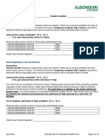 Health form 1