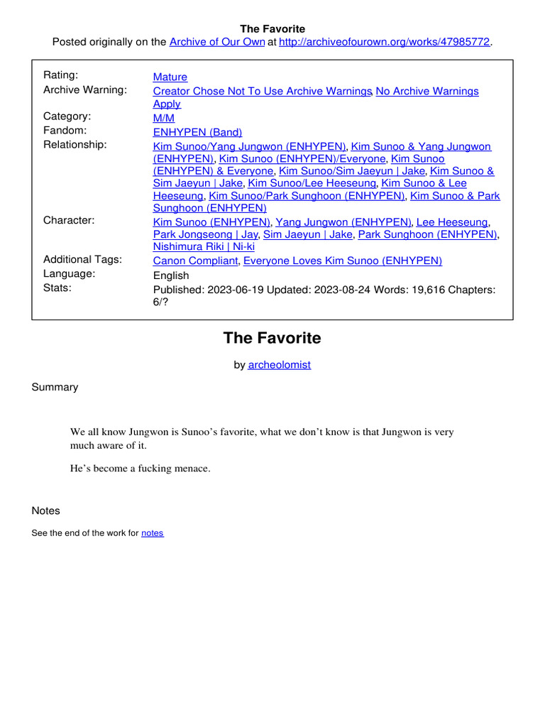 The Favorite | PDF