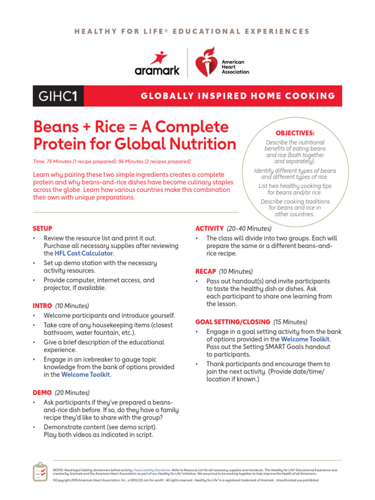 Beans Rice Complete Protein English PDF Chickpea Bean