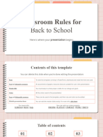 Classroom Rules For Back To School by Slidesgo