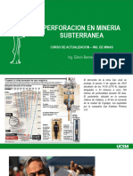 Sesion 05 - Perforacion en Mineria Subterranea