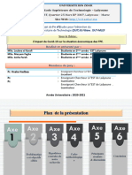 Projet de Fin D'etudes Pour L'obtention Du Diplôme Universitaire de Technologie (DUT) & Filière: DUT-MLEF