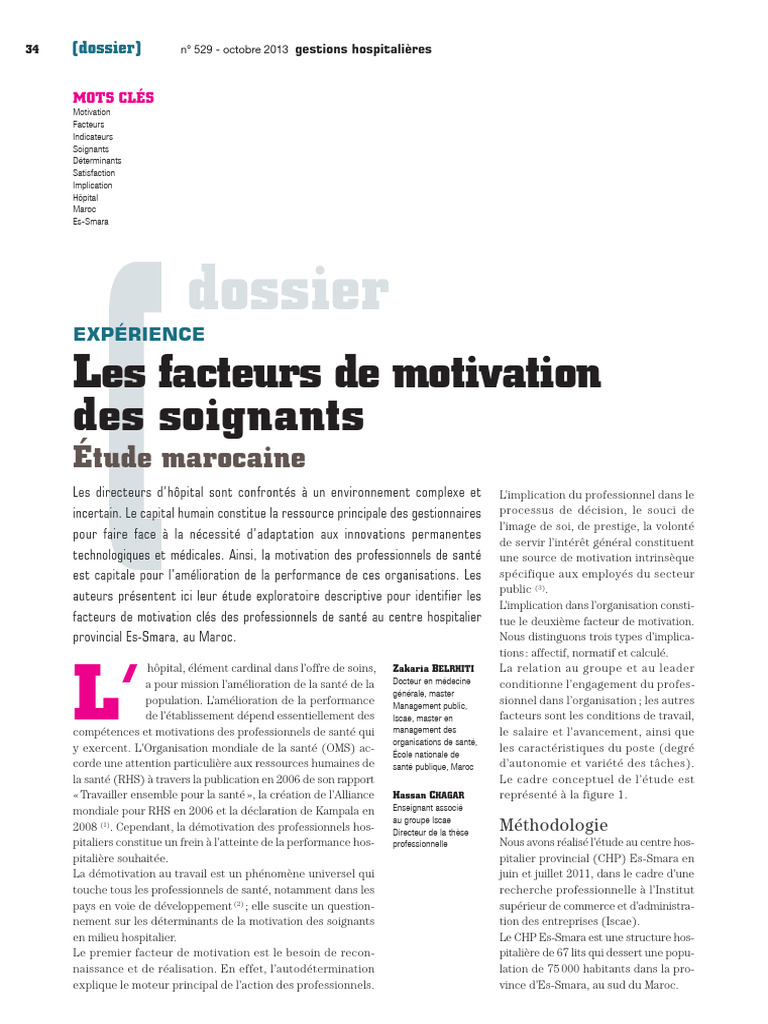 Les Facteurs de Motivation | PDF | Motivation | Motivant
