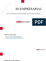 SESION 10 Contrato de Colaboración Empresarial Contratos Nominados