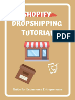 Shopify Dropshipping Tutorial Ebook