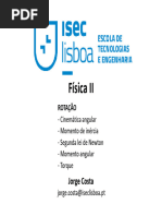 Física II Rotação