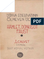 Hamlet - Donkişot - Faust