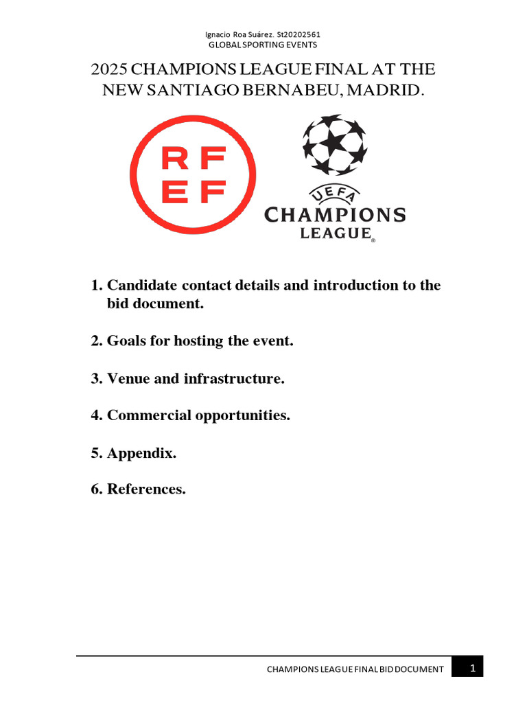 Ignacio Roa (St20202561) Hlt6048. Writ 1 PDF Madrid Uefa