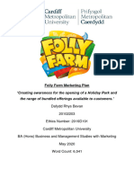 Marketing Plan - Folly Farm