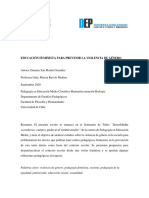 Educacion Feminista para Prevenir La Violencia de Genero