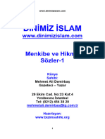 Menkibe Ve Hikmetli Sözler-1