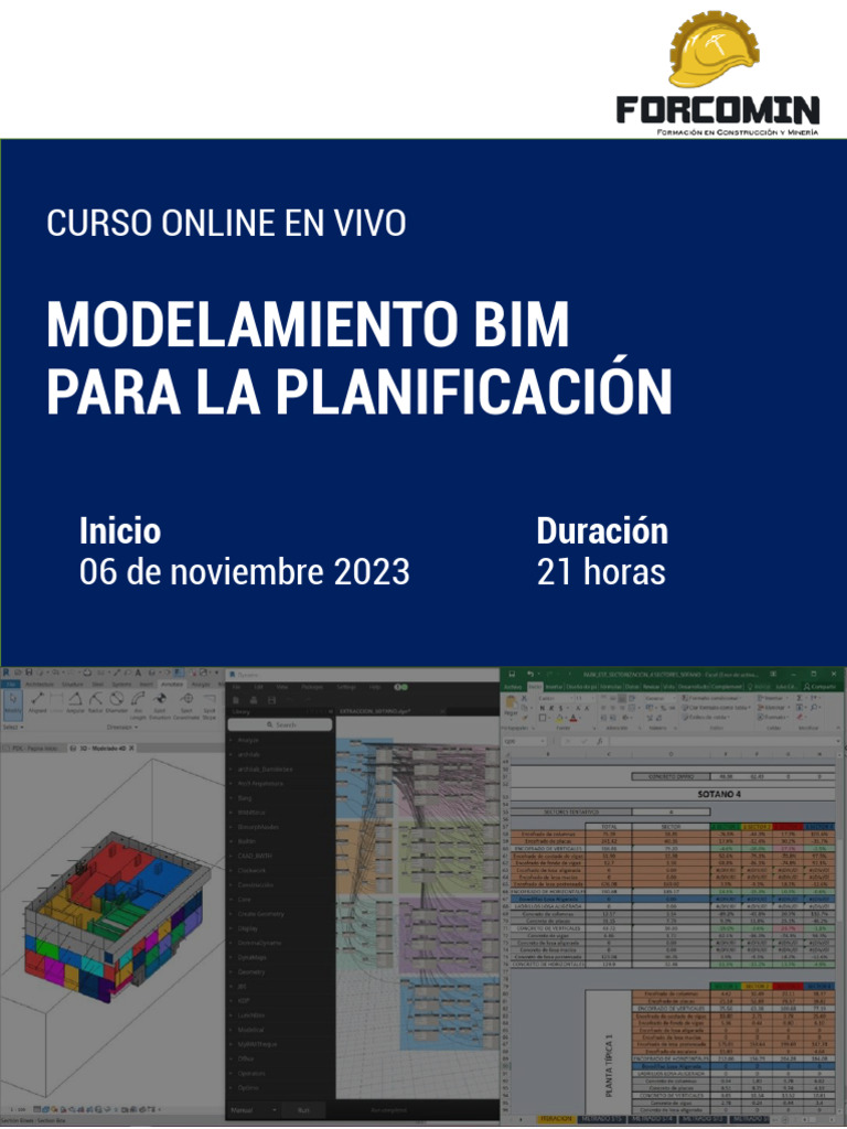 Curso MODELAMIENTO BIM PARA LA PLANIFICACION | PDF | Autodesk Revit ...